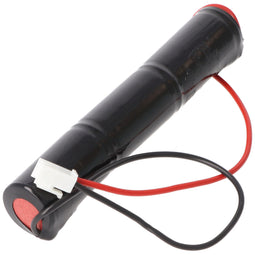 Emergency light battery NiCd 3.6V 1800mAh L1x3 Sub-C with 200mm cable and plug on both sides replace