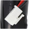 Emergency light battery NiCd 3.6V 1800mAh L1x3 Sub-C with 200mm cable and plug on both sides replace