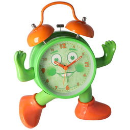 ABC playfully learn the time, ticki tack the children's alarm clock green orange, including battery