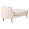Beliani ALLIER - Chaise longue - Beige - Linkerzijde - Bouclé