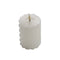 Mansion atmosphere - swirl led kaars ivoor 10x7,5cm