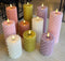 Mansion atmosphere - swirl led kaars ivoor 10x7,5cm