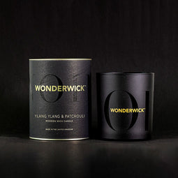 Wonderwick - Amber & Lavender Noir geurkaars