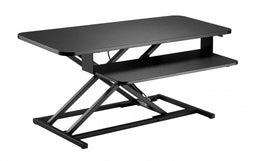 Sit stand desk riser ergonomic - workstation height adjustable - 95 cm wide