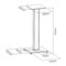 Speaker stand universal - speaker stand - set of 2 pieces