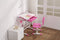 Desk children's drawing table with desk chair - school desk - ergonomic height adjustable