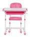 Desk children's drawing table with desk chair - school desk - ergonomic height adjustable
