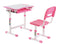 Desk children's drawing table with desk chair - school desk - ergonomic height adjustable
