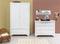 2-door XL wardrobe with drawer Charlotte White