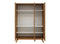 3-door wardrobe Senna Rose Wood