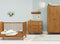 Senna 3 piece nursery furniture set with cot bed Rose Wood