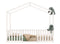 House bed 80x160 Robin White