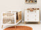 Jort 2 piece nursery furniture set with cot bed White Natural