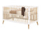 Jort 2 piece nursery furniture set with cot bed White Natural