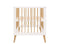Jort 2 piece nursery furniture set with cot bed White Natural