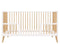 Jort 2 piece nursery furniture set with cot bed White Natural