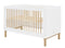 Mika 2 piece nursery furniture set with cot bed White Oak