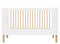Mika 2 piece nursery furniture set with cot bed White Oak