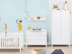Corsica 3-part nursery White