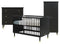 Cloë 3-part nursery Matt Black