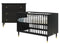 Cloë 2-part nursery Matt Black