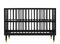 Cloë 2-part nursery Matt Black