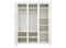 3-door wardrobe Corsica White
