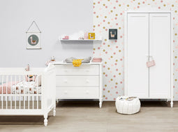 Belle 3-part nursery White
