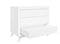 Anne 3 piece nursery furniture set with cot bed White