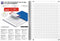 Oxford Office Essentials spiraalschrift, 180 bladzijden, ft 17,6 × 25 cm (B5), 90 vel, geruit 5 mm,
