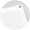Oxford Office Essentials spiraalschrift, 180 bladzijden, ft 17,6 × 25 cm (B5), 90 vel, geruit 5 mm,