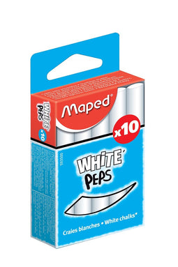 Maped krijt wit 10 stuks