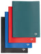Pergamy showalbum, voor ft A4, met 60 transparante tassen, in geassorteerde kleuren 4 stuks