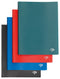 Pergamy showalbum, voor ft A4, met 40 transparante tassen, in geassorteerde kleuren 8 stuks