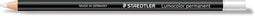 Staedtler potlood Lumocolor permanent glasochrom, wit 12 stuks