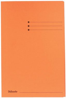 Esselte dossiermap oranje, ft folio 50 stuks