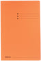 Esselte dossiermap oranje, ft folio 50 stuks