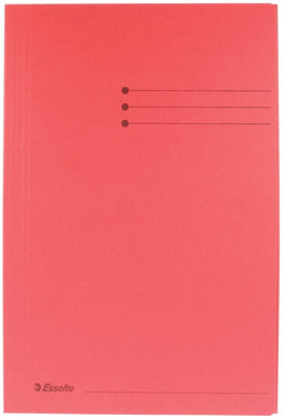 Esselte dossiermap rood, ft folio 50 stuks