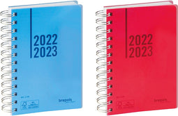 Brepols schoolagenda Wire-o, geassorteerde kleuren, 2023-2024 6 stuks