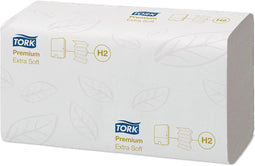 Tork Premium Xpress® extra zachte handdoek XL, multifold, 2-laags, systeem H2, wit 21 stuks