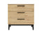 Xem 3-part nursery Matt Black Oak