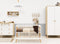 Jort 3-part nursery White Natural