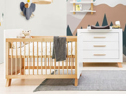 Lisa 2-part nursery White Natural