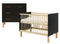 Floris 2-part nursery Matt Black Natural