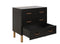 Floris 2-part nursery Matt Black Natural