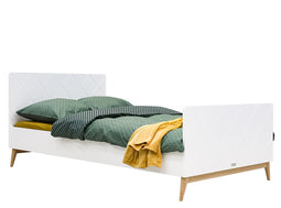 Twin bed 120x200 Paris White Oak