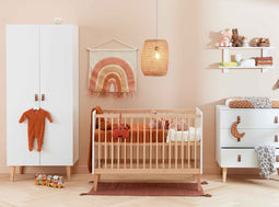 Indy 3-part nursery White Natural