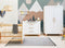 Lisa 3-part nursery White Natural