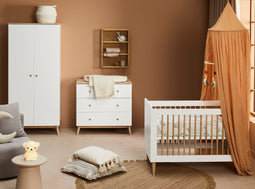 Paris 3-part nursery White Oak