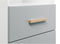 Bookcase Emma White Grey